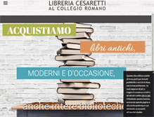 Tablet Screenshot of libreriacesaretti.com